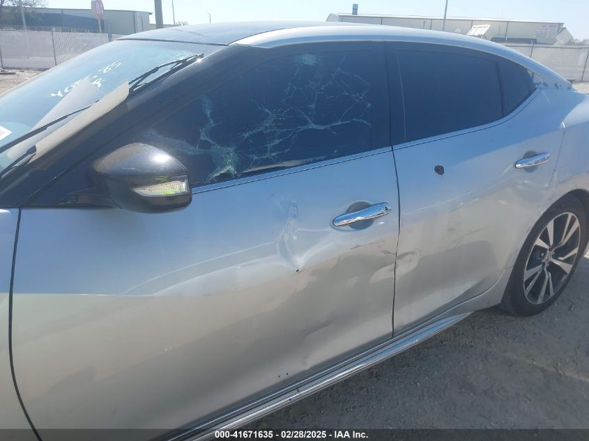 2017 Nissan Maxima 3.5 Sv VIN: 1N4AA6AP0HC403685 Lot: 41671635