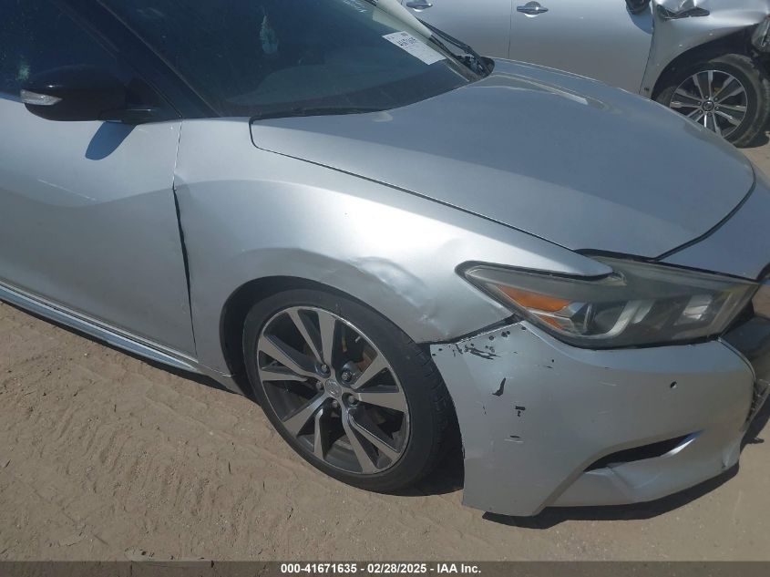 2017 Nissan Maxima 3.5 Sv VIN: 1N4AA6AP0HC403685 Lot: 41671635
