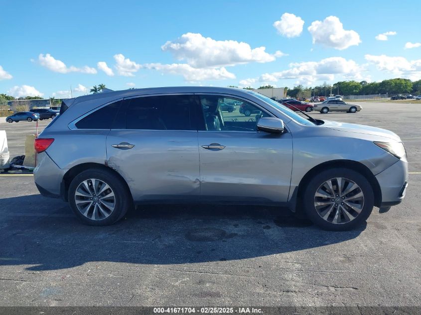 2016 Acura Mdx VIN: 5FRYD3H46GB004113 Lot: 41671704
