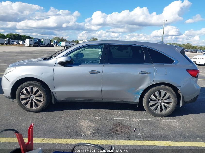 2016 Acura Mdx VIN: 5FRYD3H46GB004113 Lot: 41671704