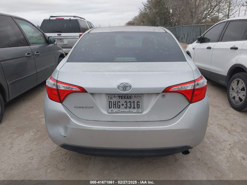 2014 Toyota Corolla L VIN: 5YFBURHE6EP115300 Lot: 41671861