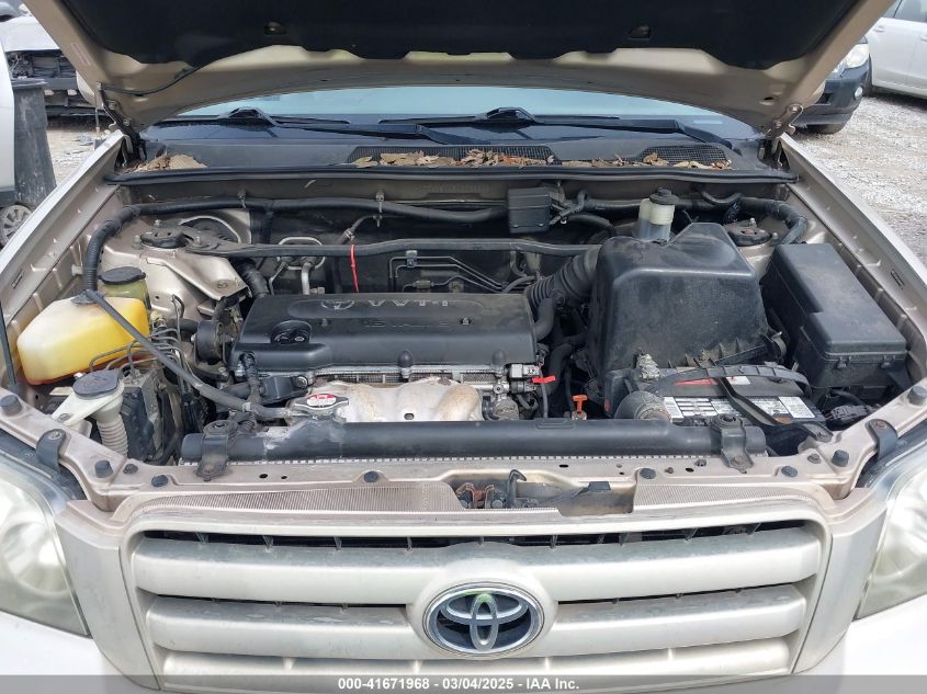 2004 Toyota Highlander VIN: JTEGD21A940095522 Lot: 41671968