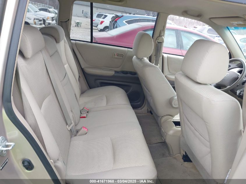 2004 Toyota Highlander VIN: JTEGD21A940095522 Lot: 41671968