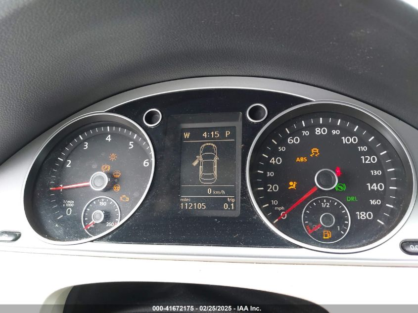 2012 Volkswagen Cc R-Line VIN: WVWMN7AN9CE514846 Lot: 41672175