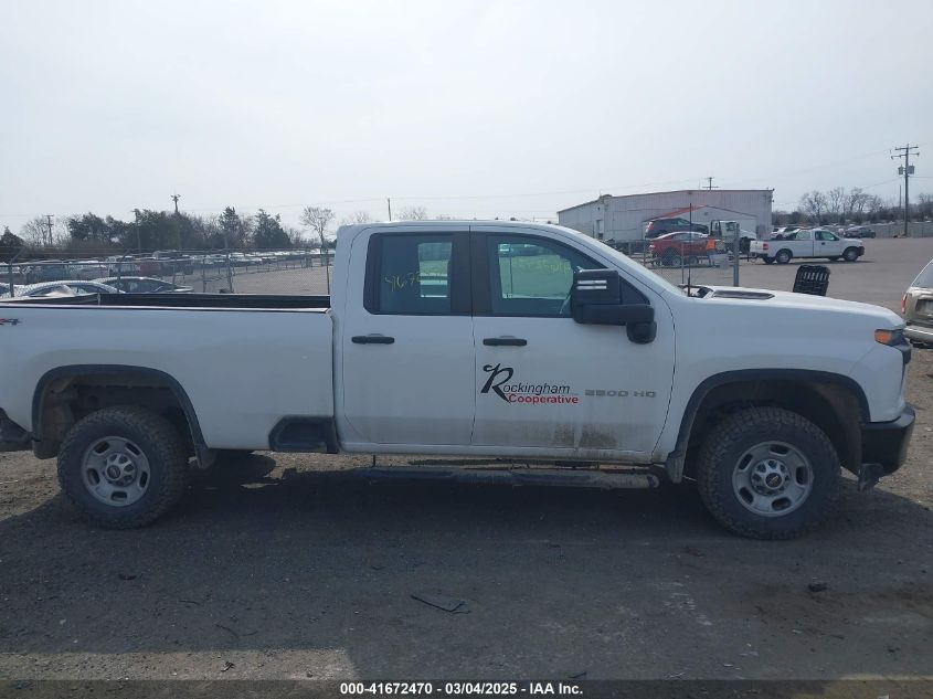2023 Chevrolet Silverado 2500Hd 4Wd Double Cab Long Bed Wt VIN: 1GC5YLE77PF154136 Lot: 41672470