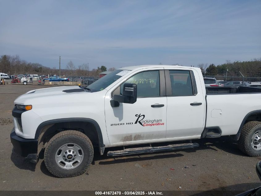 2023 Chevrolet Silverado 2500Hd 4Wd Double Cab Long Bed Wt VIN: 1GC5YLE77PF154136 Lot: 41672470