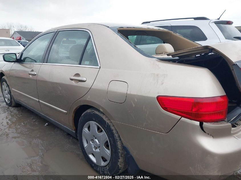 2005 Honda Accord 2.4 Lx VIN: 1HGCM56435A167111 Lot: 41672804