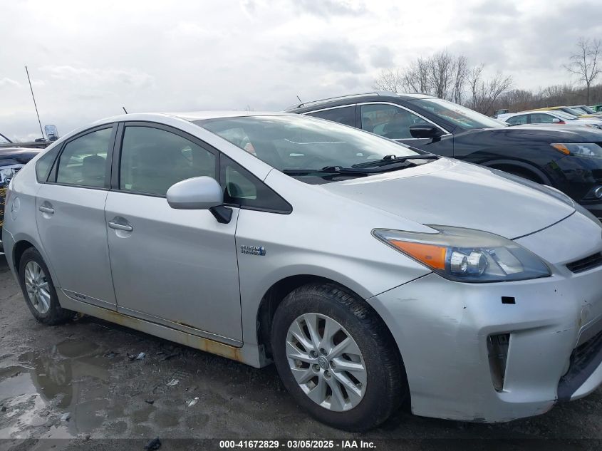 2012 Toyota Prius Plug-In Advanced VIN: JTDKN3DPXC3012016 Lot: 41672829