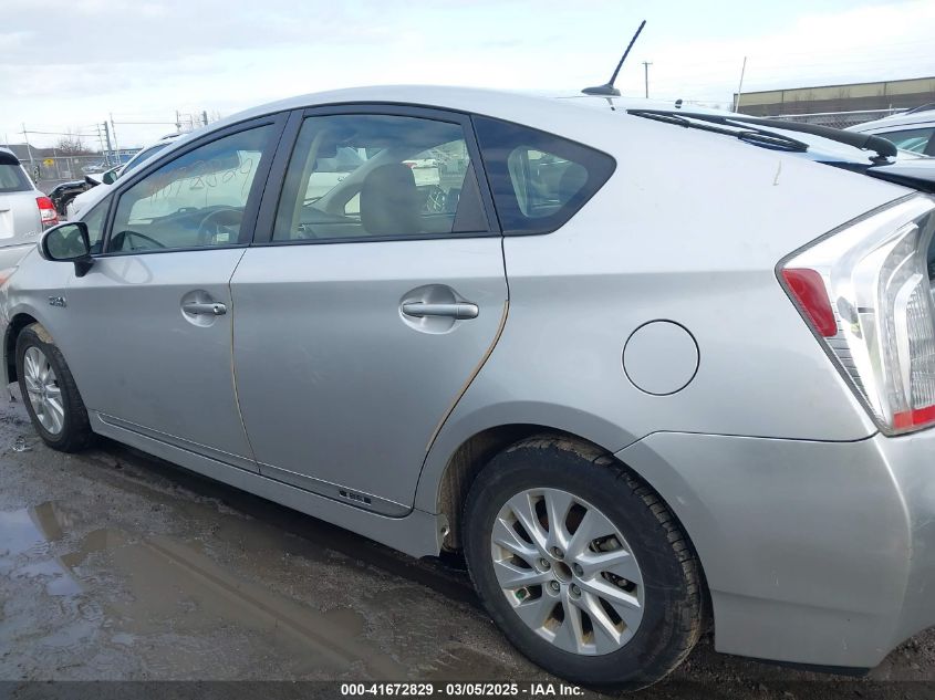 2012 Toyota Prius Plug-In Advanced VIN: JTDKN3DPXC3012016 Lot: 41672829