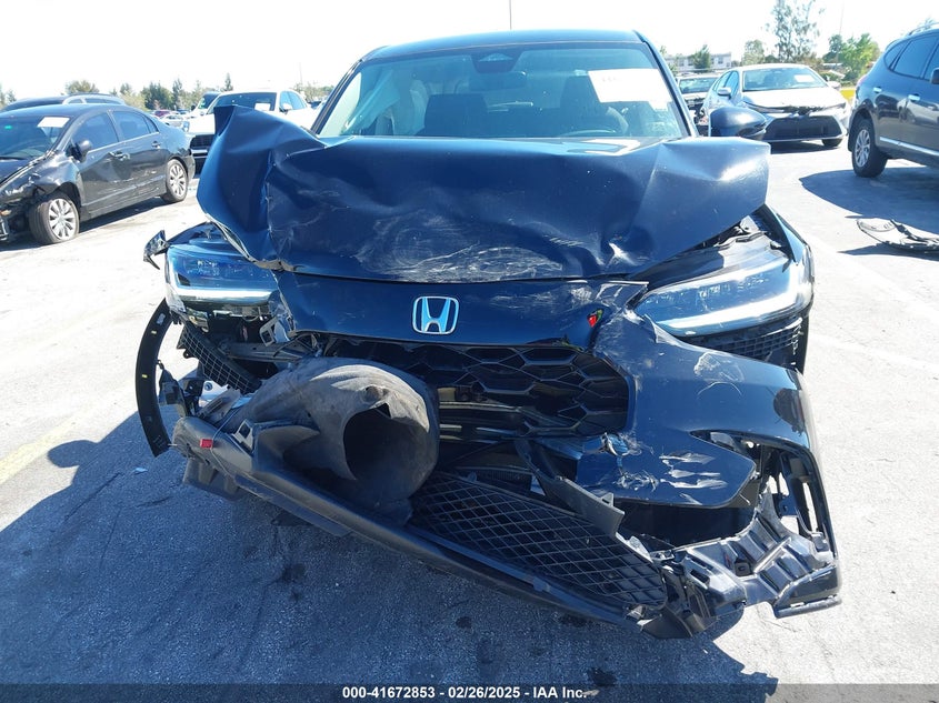 2023 Honda Hr-V VIN: CZRZ1H30PM742854 Lot: 41672853