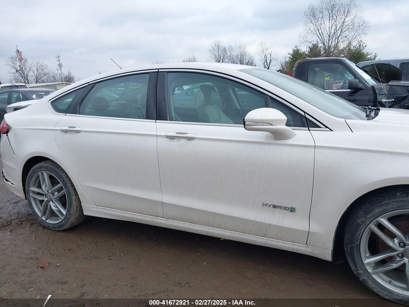 2014 FORD FUSION HYBRID VIN: 3FA6P0RU7ER376199