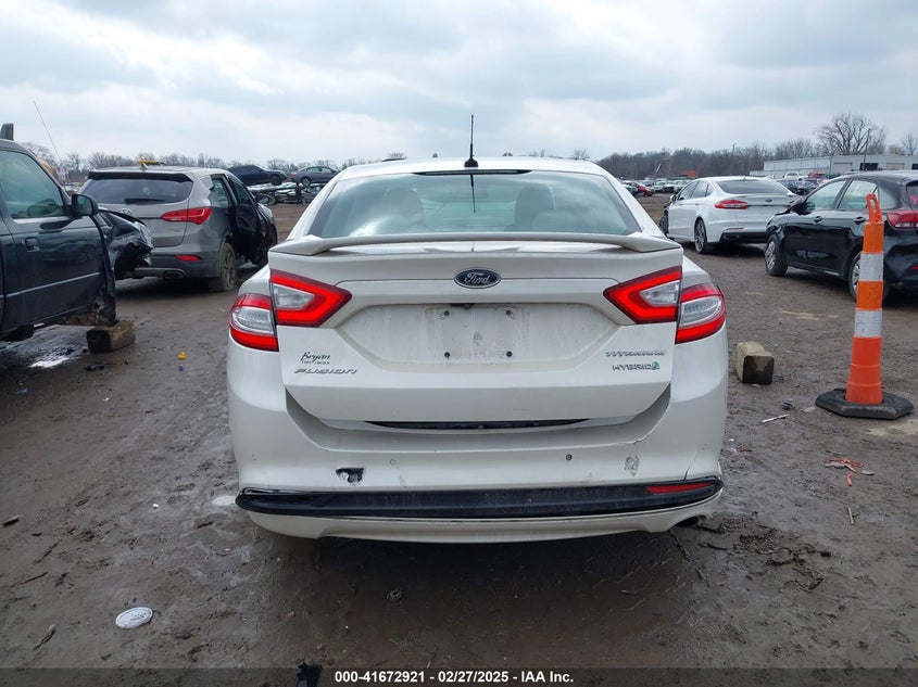 2014 FORD FUSION HYBRID VIN: 3FA6P0RU7ER376199