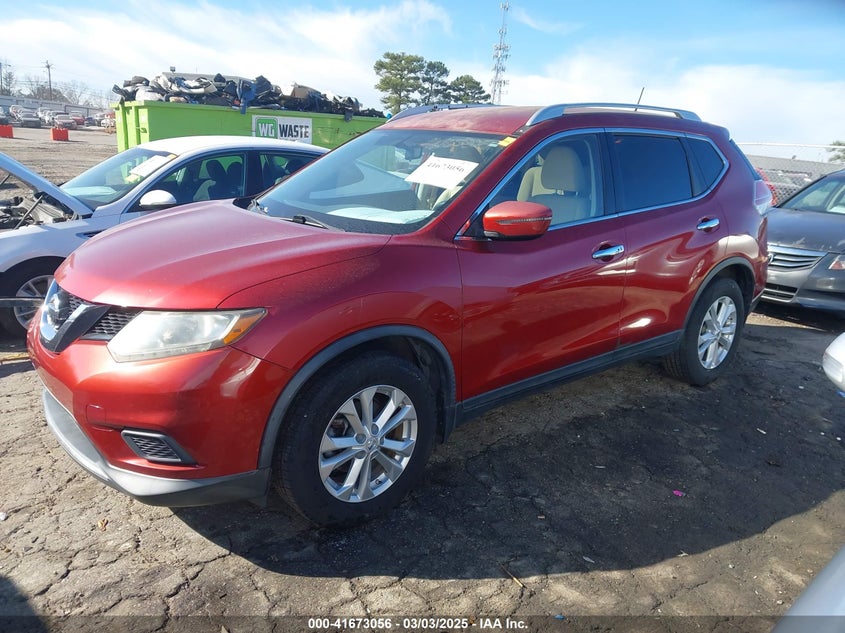 2016 NISSAN ROGUE SV - KNMAT2MT3GP593110