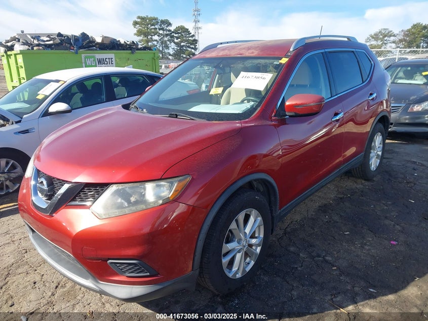 2016 NISSAN ROGUE SV - KNMAT2MT3GP593110