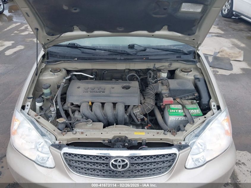 2008 Toyota Corolla VIN: 2T1BR32E6AC937865 Lot: 41673114