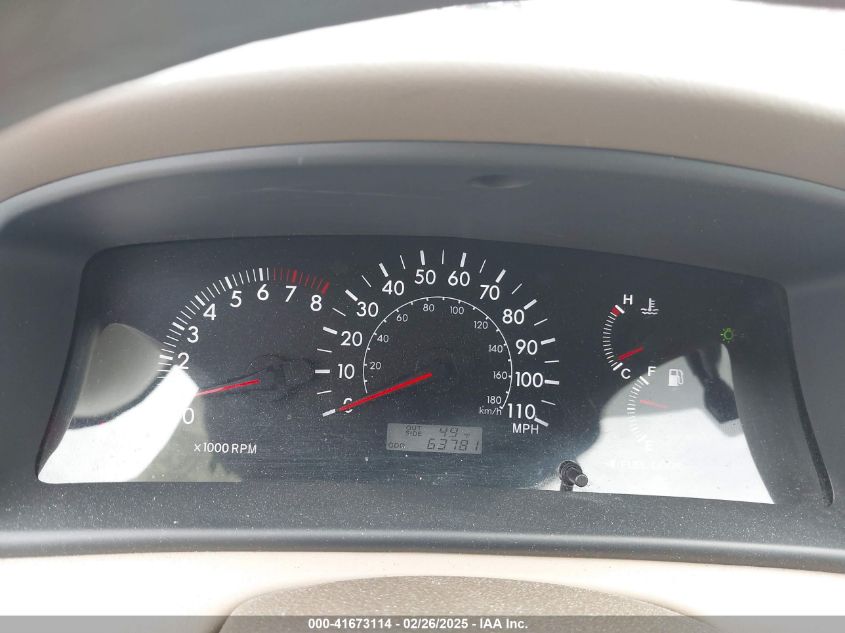 2008 Toyota Corolla VIN: 2T1BR32E6AC937865 Lot: 41673114