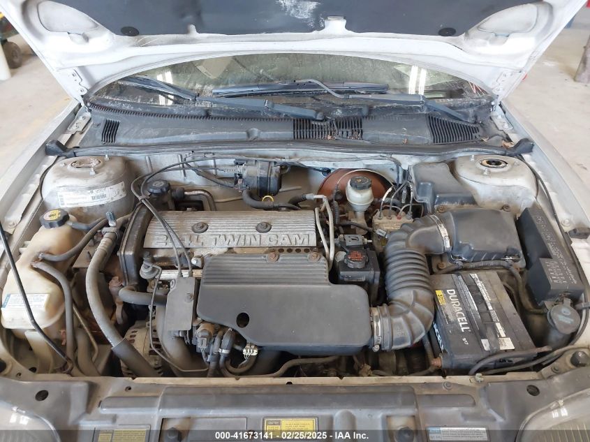 2000 Pontiac Sunfire Gt VIN: 1G2JD12T5Y7203561 Lot: 41673141