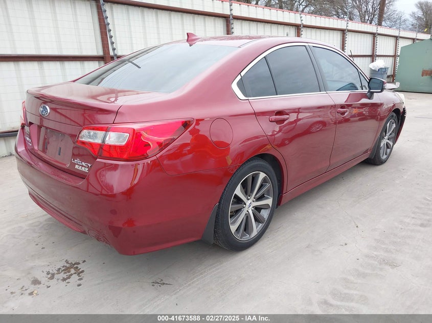 2016 SUBARU LEGACY VIN: 4S3BNAL65G3024884