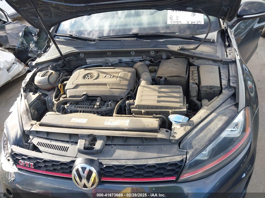 2017 VOLKSWAGEN GOLF GTI AUTOBAHN 4-DOOR/S 4-DOOR/SE 4-DOOR/SPORT 4-DOOR - 3VW547AU2HM023421