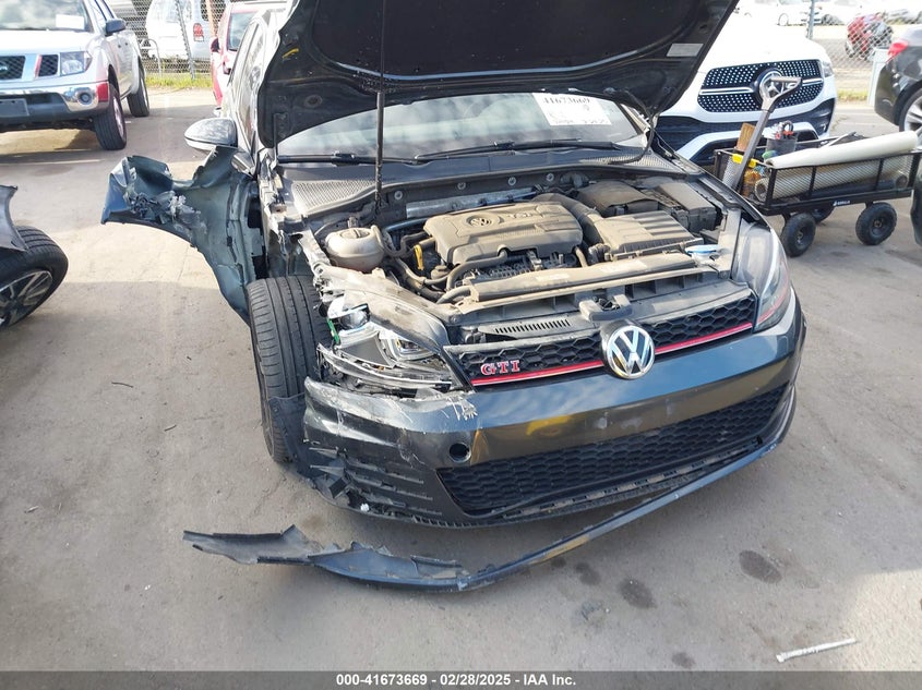 2017 VOLKSWAGEN GOLF GTI AUTOBAHN 4-DOOR/S 4-DOOR/SE 4-DOOR/SPORT 4-DOOR - 3VW547AU2HM023421