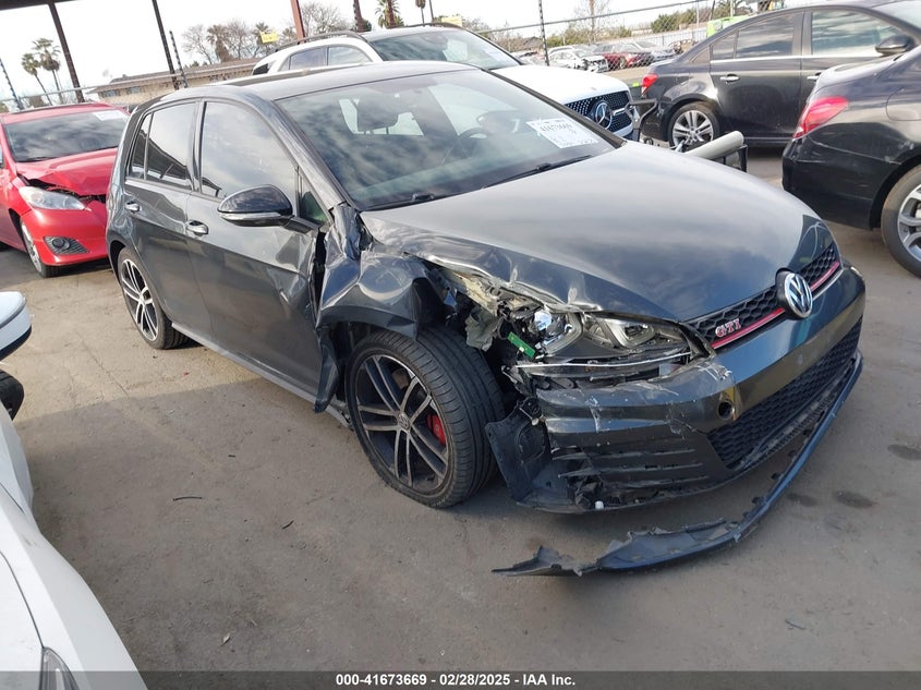 2017 VOLKSWAGEN GOLF GTI AUTOBAHN 4-DOOR/S 4-DOOR/SE 4-DOOR/SPORT 4-DOOR - 3VW547AU2HM023421