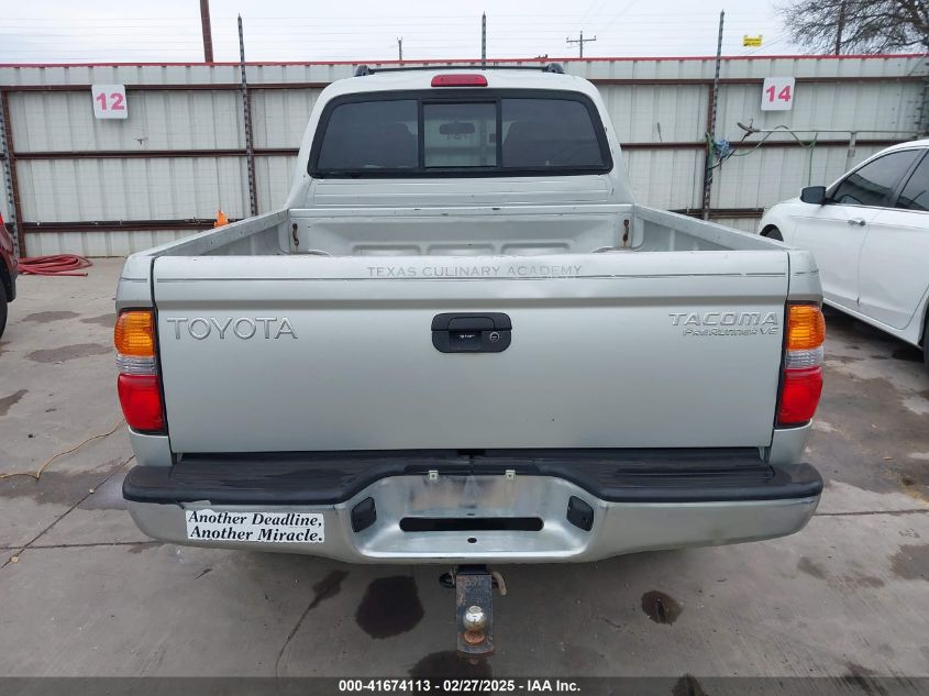 2002 Toyota Tacoma Prerunner V6 VIN: 5TEGN92N42Z888865 Lot: 41674113
