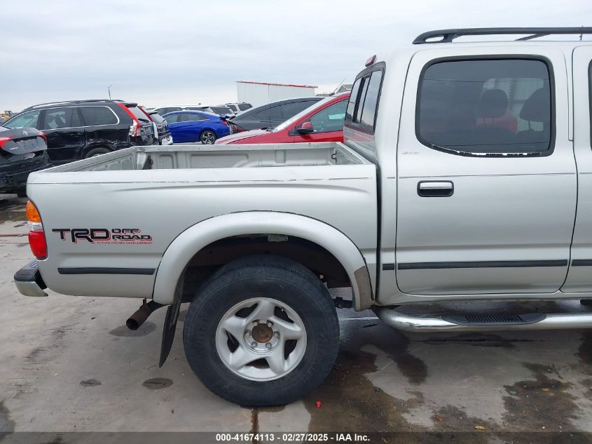 2002 Toyota Tacoma Prerunner V6 VIN: 5TEGN92N42Z888865 Lot: 41674113