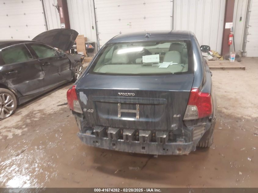 2008 Volvo S40 2.4I VIN: YV1MS390582384951 Lot: 41674282