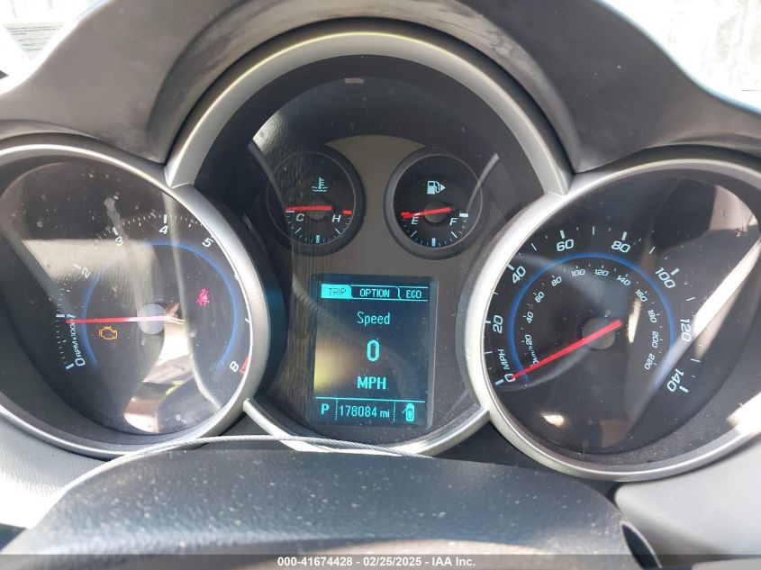 2013 Chevrolet Cruze Eco Auto VIN: 1G1PH5SB6D7251999 Lot: 41674428