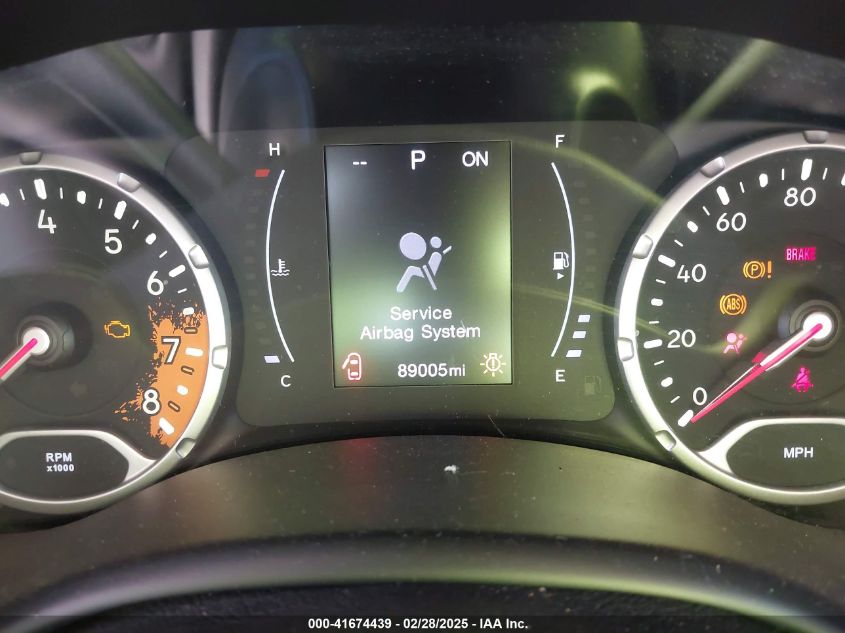 2017 Jeep Renegade Latitude Fwd VIN: ZACCJABB3HPE89126 Lot: 41674439