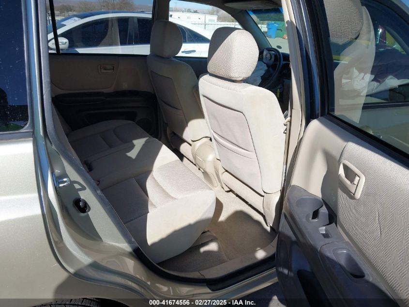 2003 Toyota Highlander VIN: JTEGD21A830063420 Lot: 41674556