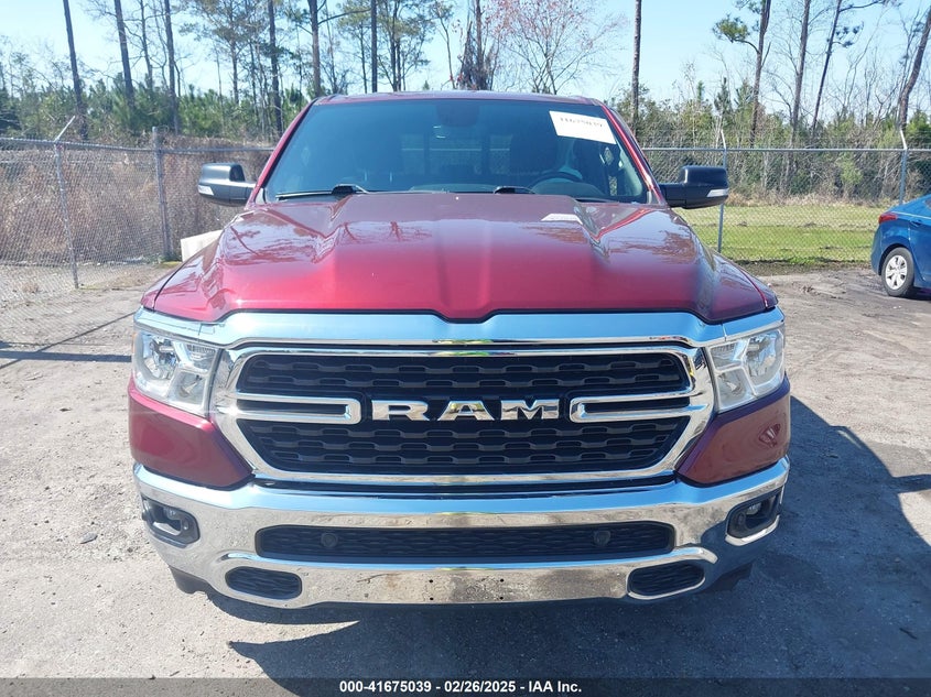 2022 Ram 1500 Lone Star 4X2 6'4 Box VIN: 1C6RREBG2NN329109 Lot: 41675039