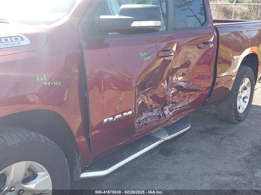 2022 Ram 1500 Lone Star 4X2 6'4 Box VIN: 1C6RREBG2NN329109 Lot: 41675039