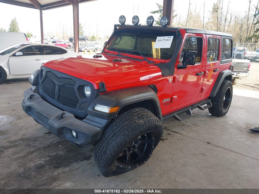2019 JEEP WRANGLER UNLIMITED VIN: 1C4HJXDN4KW637889