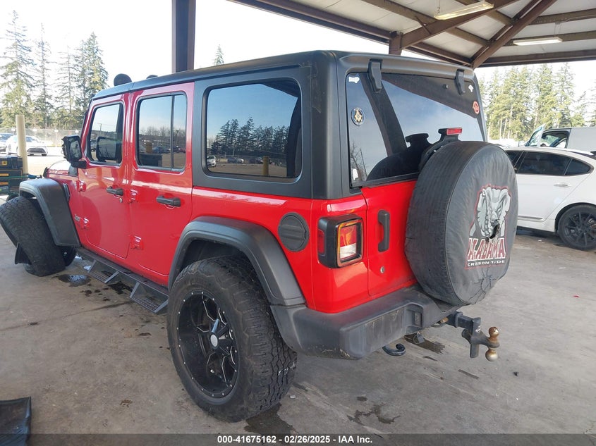 2019 JEEP WRANGLER UNLIMITED VIN: 1C4HJXDN4KW637889