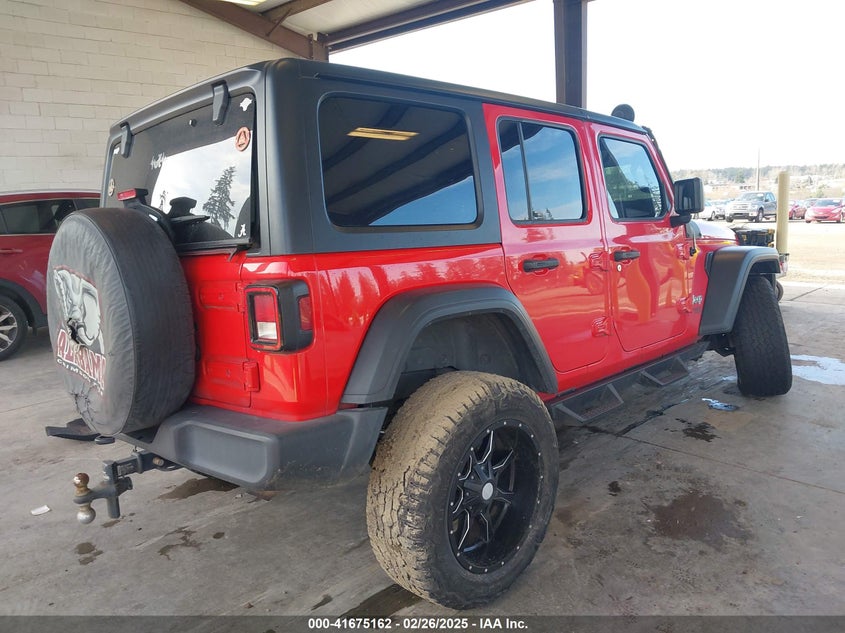 2019 JEEP WRANGLER UNLIMITED VIN: 1C4HJXDN4KW637889