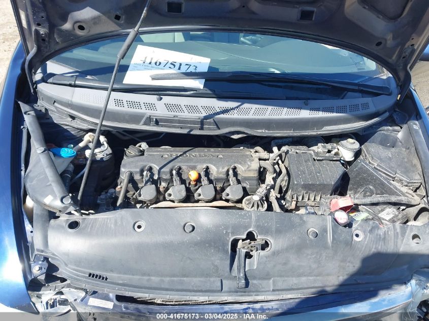 2008 Honda Civic Lx VIN: 1HGFA16518L078038 Lot: 41675173