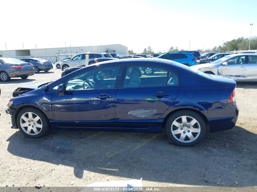 2008 Honda Civic Lx VIN: 1HGFA16518L078038 Lot: 41675173