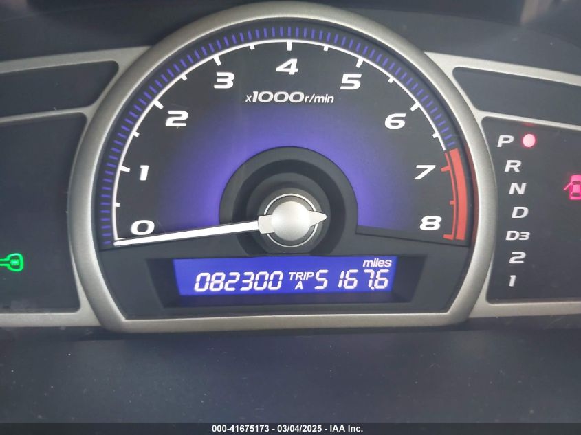 2008 Honda Civic Lx VIN: 1HGFA16518L078038 Lot: 41675173