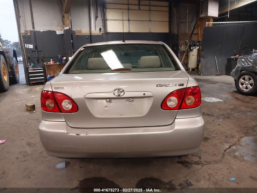 2006 Toyota Corolla Le VIN: 2T1BR32E76C653738 Lot: 41675273