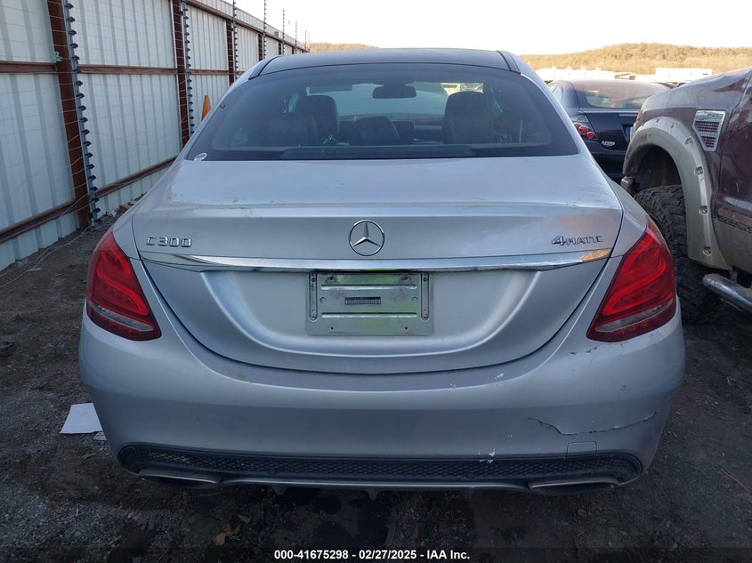 2015 MERCEDES-BENZ C 300 4MATIC/LUXURY 4MATIC/SPORT 4MATIC - 55SWF4KB6FU005257