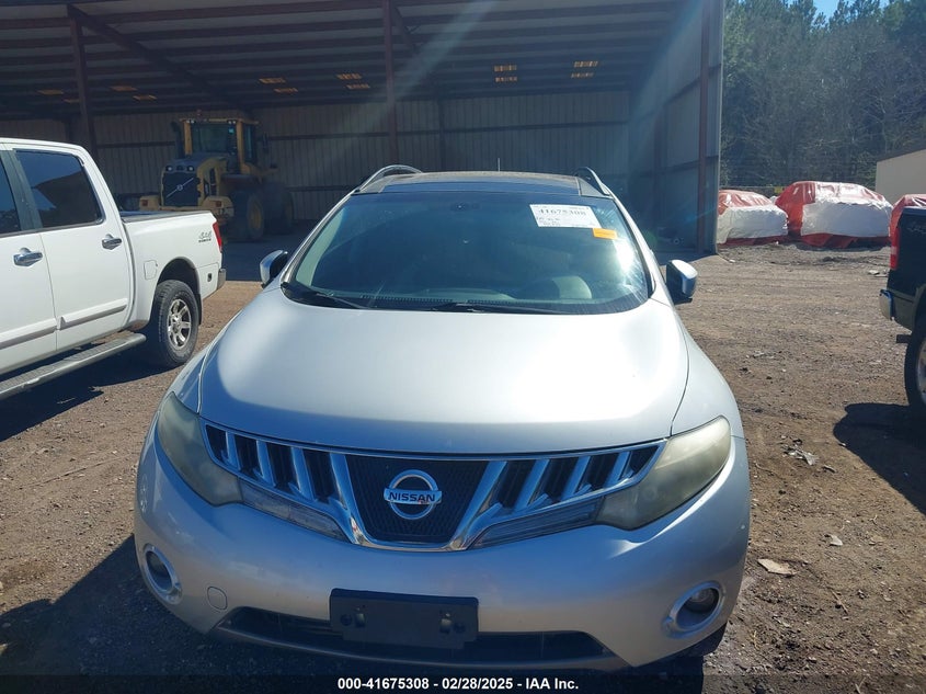 2010 NISSAN MURANO VIN: JN8AZ1MW4AW136892