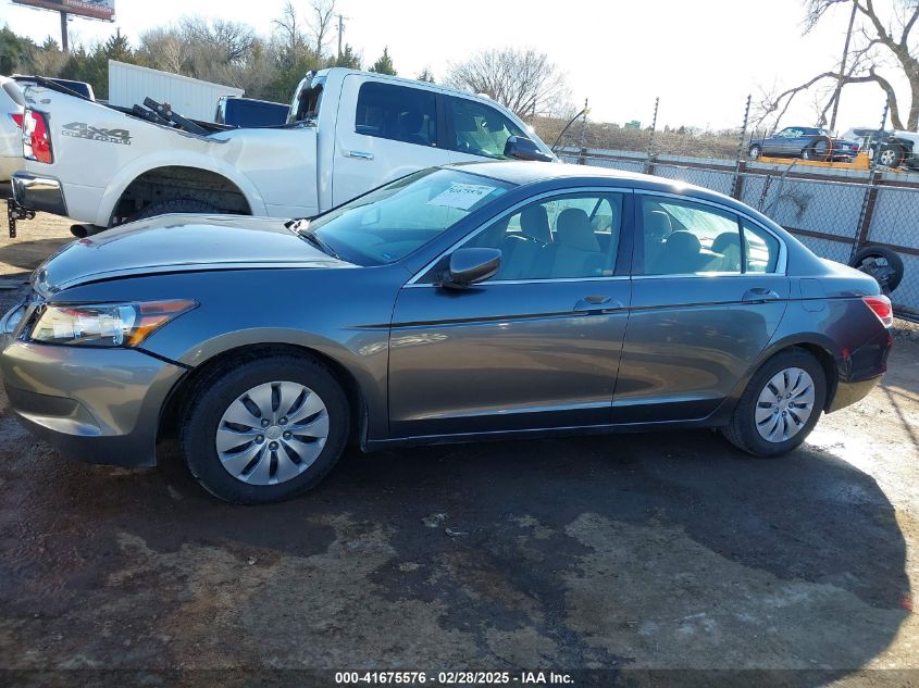 2008 Honda Accord 2.4 Lx VIN: JHMCP26398C079179 Lot: 41675576