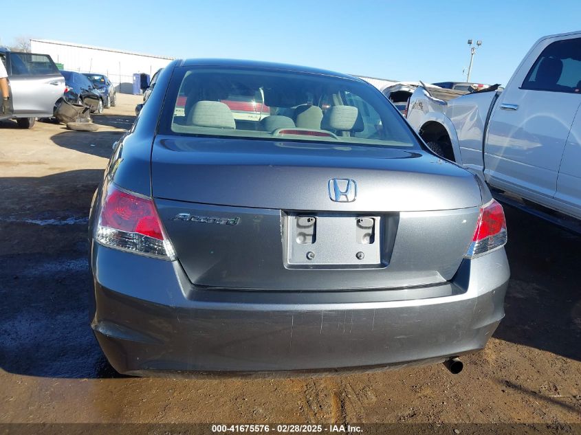 2008 Honda Accord 2.4 Lx VIN: JHMCP26398C079179 Lot: 41675576