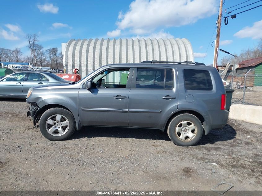 2011 Honda Pilot Ex-L VIN: 5FNYF4H65BB068140 Lot: 41675641