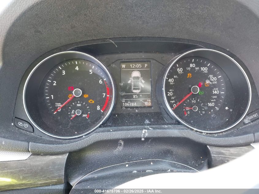 2016 Volkswagen Passat 1.8T Se VIN: 1VWBS7A38GC019745 Lot: 41675706