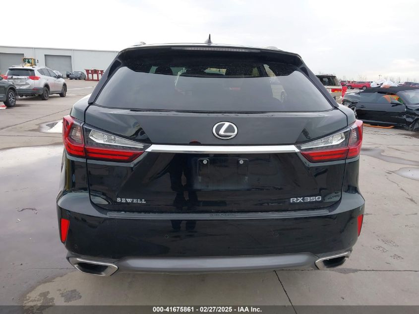 2016 Lexus Rx 350 VIN: 2T2ZZMCA0GC027056 Lot: 41675861