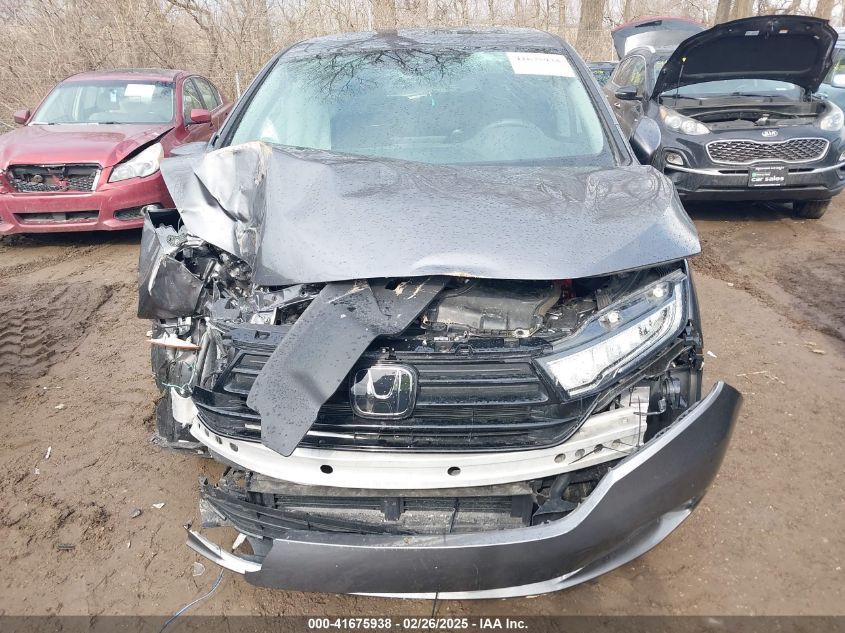 2024 Honda Odyssey Ex-L VIN: 5FNRL6H6XRB018224 Lot: 41675938