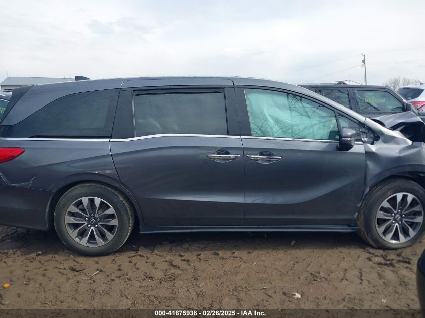 2024 Honda Odyssey Ex-L VIN: 5FNRL6H6XRB018224 Lot: 41675938