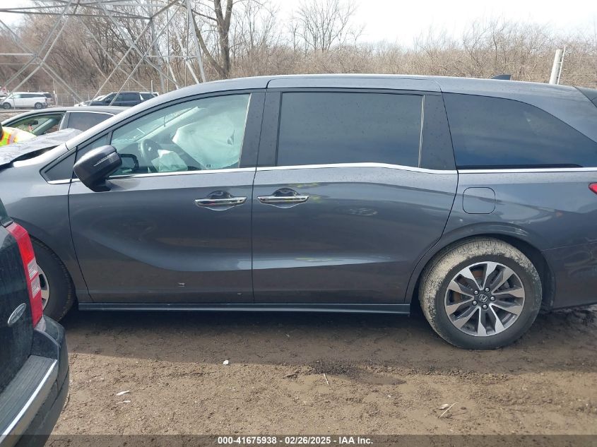 2024 Honda Odyssey Ex-L VIN: 5FNRL6H6XRB018224 Lot: 41675938
